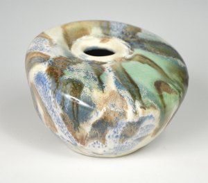 Vase - Blue & Green #104