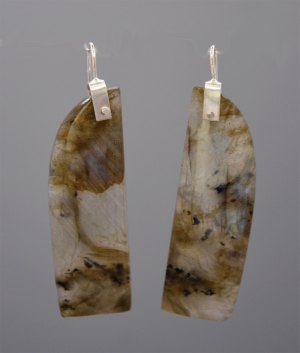 Earrings - Labradorite and Silver