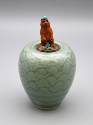 Vessel 193 - Bear with Celadon Cloud Jar