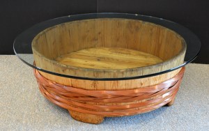 Oke - Wooden Tub with Glass Top