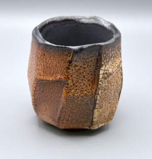 Yunomi - Faceted Black Clay #311