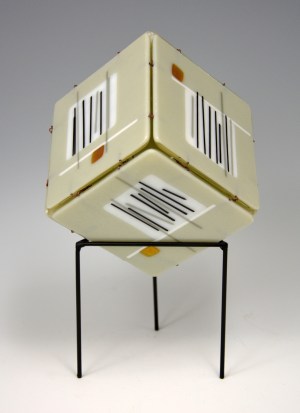 Hako (box) - Fused Matte Grey Glass #239