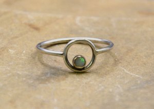Ring - Orbit Opal, Sterling Silver - Size 7.5