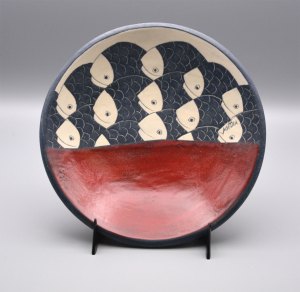 Bowl - Footed Small w/ Fish