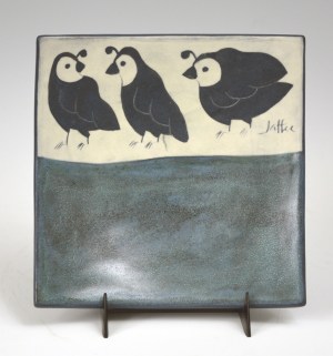 Wall Plate - 6x6 Quail