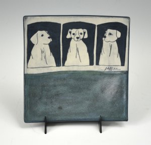 Wall Plate - 6x6 Dogs